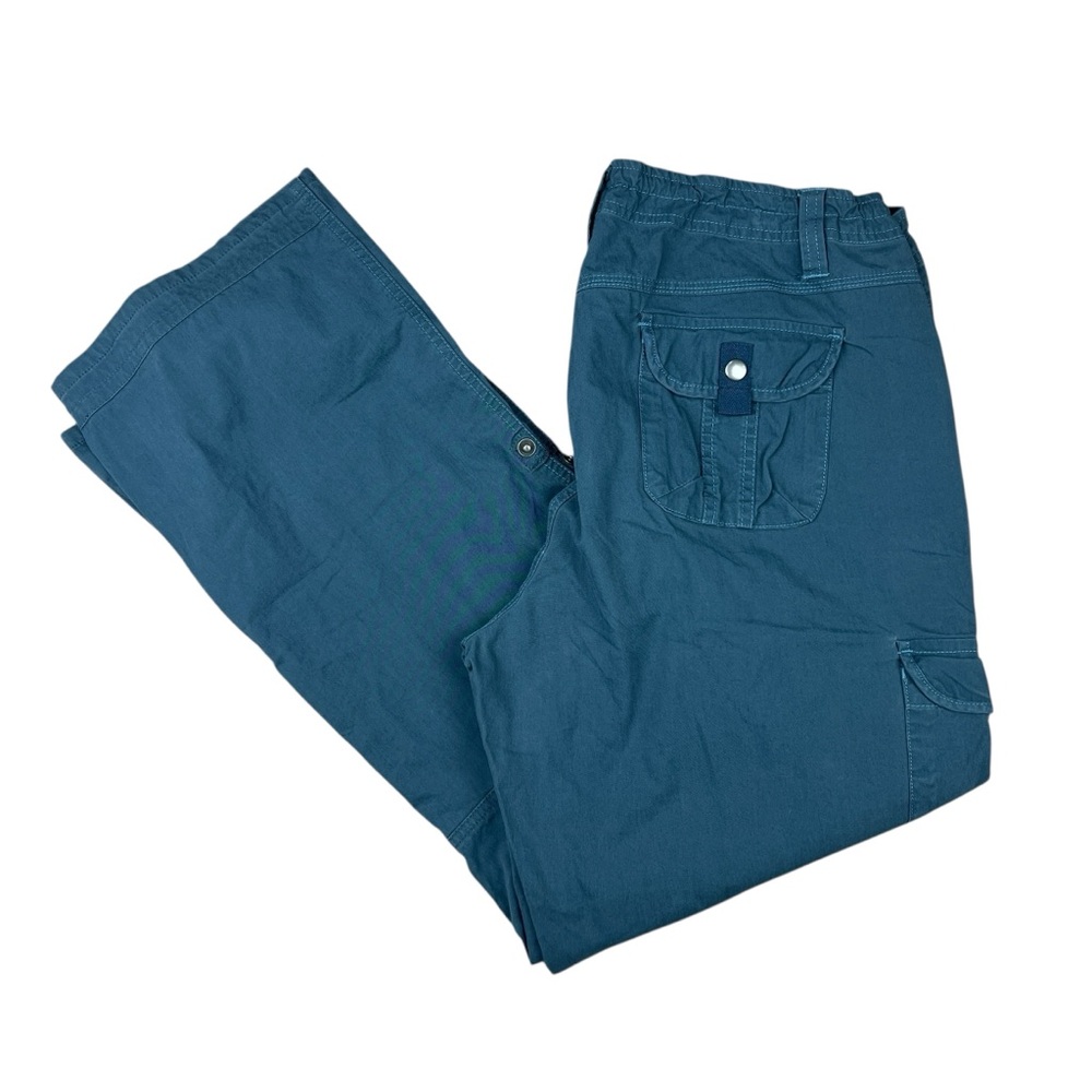 Kuhl Splash Roll Up Cargo Pants Women’s 16 Short Blue Quick Dry Hiking Comfort